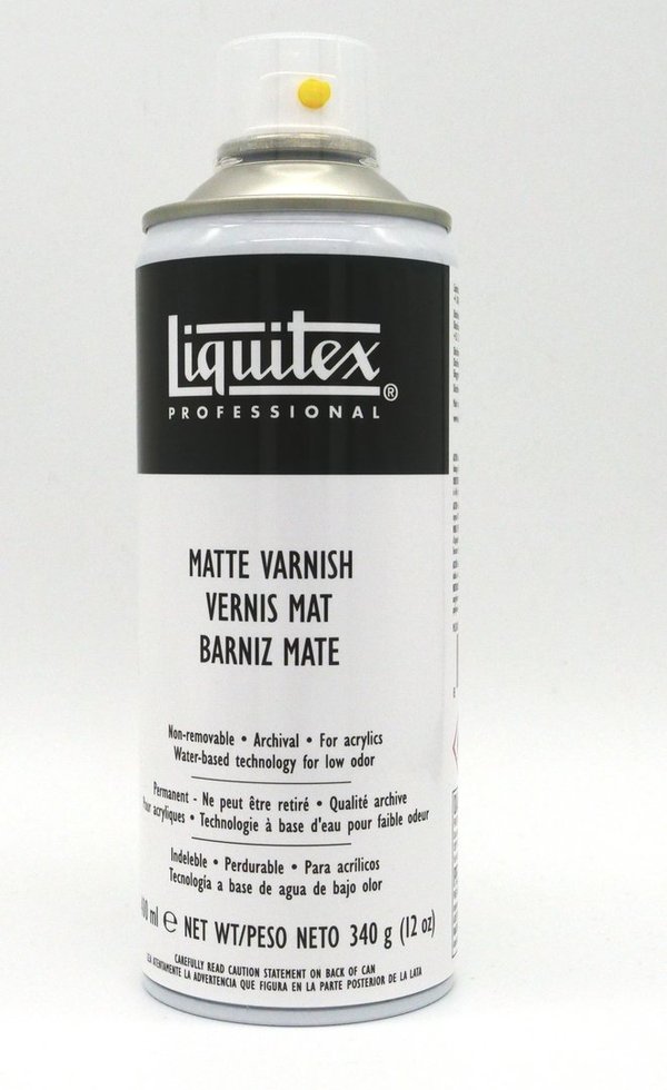 Mattapintainen Liquitexin spray vernissa (400 ml) akryyliväreille