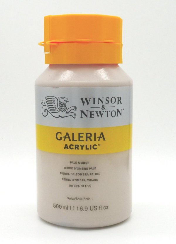 Winsor & Newton Galeria akryyliväri vaalea umbra 500 ml