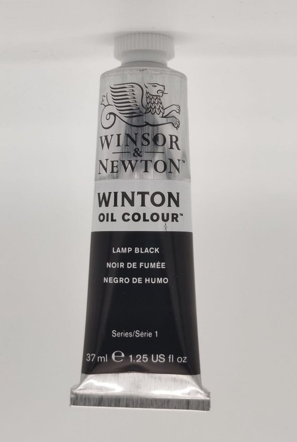 Winsor & Newton öljyväri 37 ml lampun musta