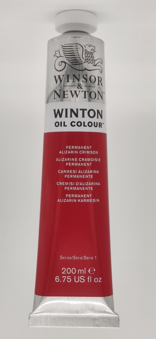 Winsor & Newton öljyväri 200 ml krimsonin punainen