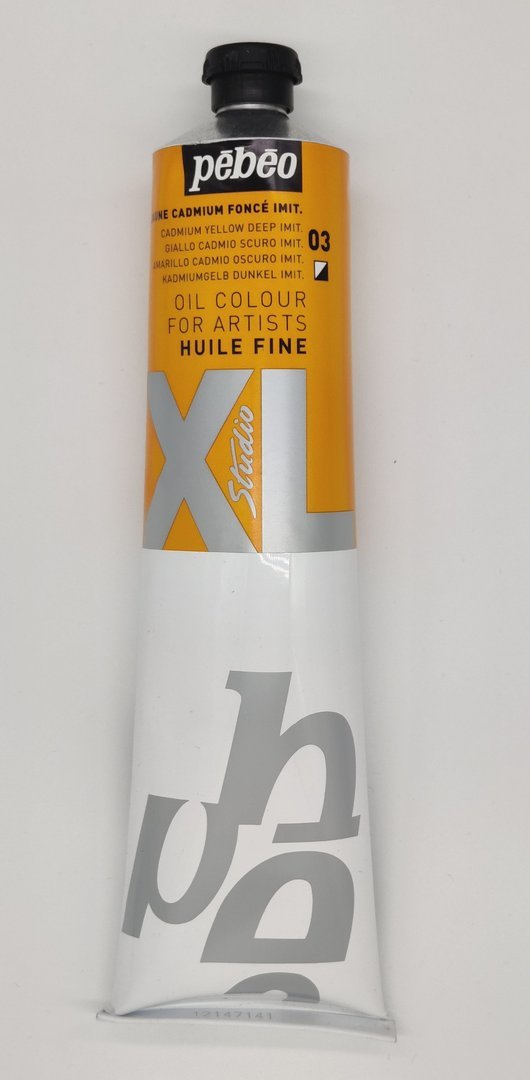 Pebeo Studio XL Oil 200 ml kadmiumin keltainen tumma 03