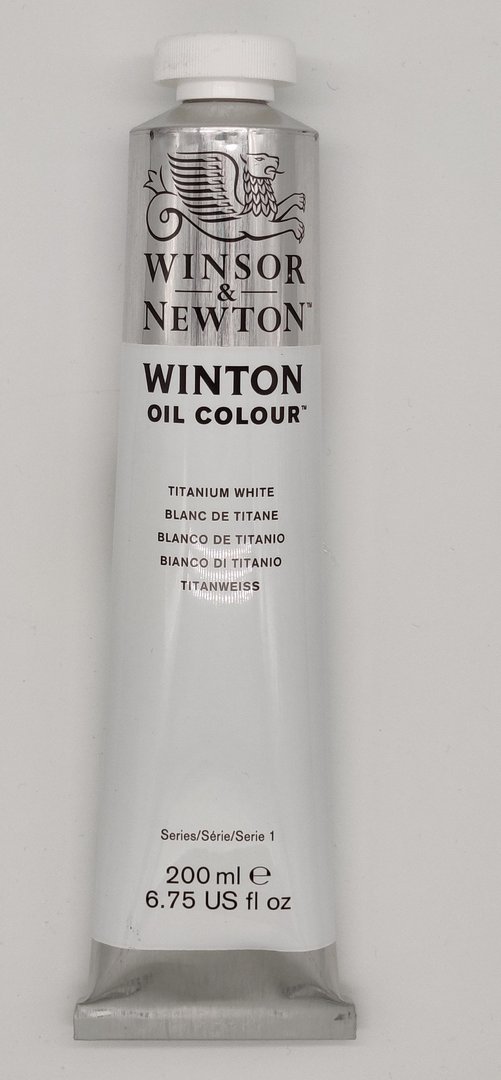 Winsor & Newton öljyväri 200 ml titaanivalkoinen